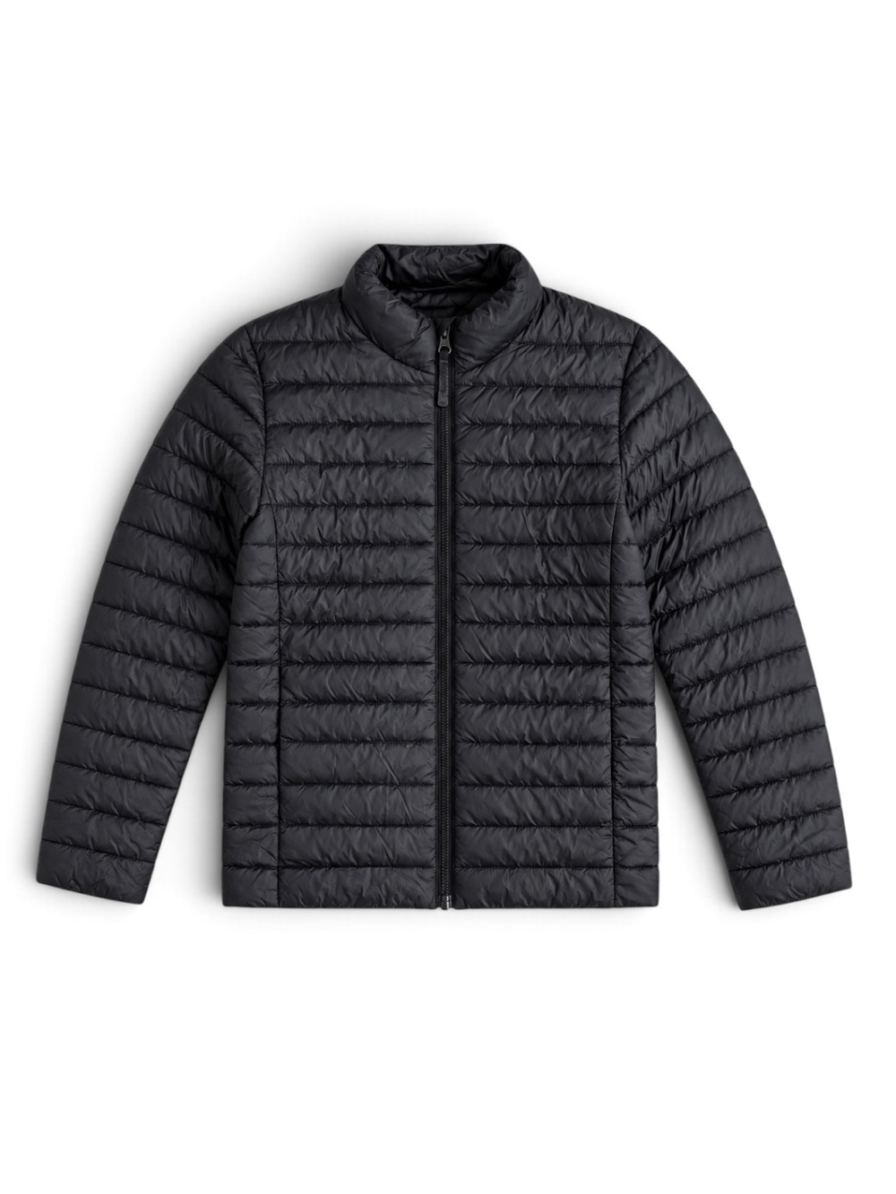 Lands’ End Girls Black Primaloft Puffer Jacket Winter Coat Size Medium 8